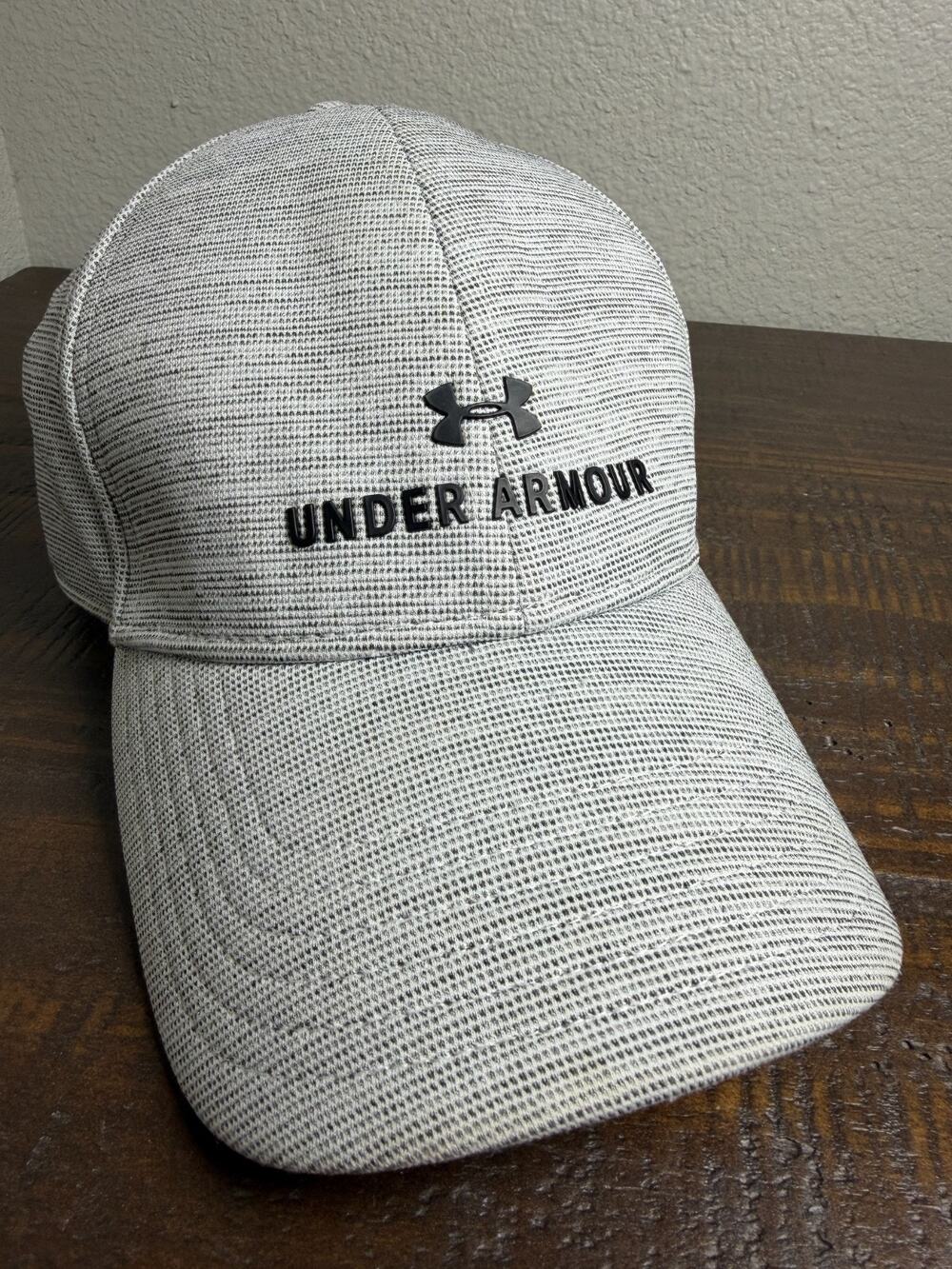 Under Armour Womens Gray Heather Logo Adjustable Snapback Baseball Cap OSFA